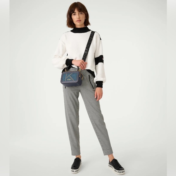 Karl Lagerfeld Paris Women’s COZY COLORBLOCK SWEATER - Picture 5 of 12